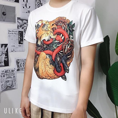 Áo Tshirt nam họa tiết hình xăm 3D  Bazavn