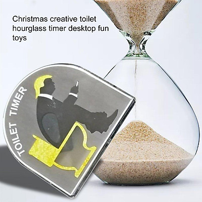 Mua Christmas Creative Toilet Hourglass Timer Desktop Fun Toy 5 Minutes  Hourglass