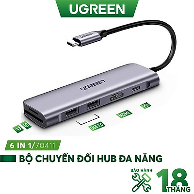 Mua Bộ chuyển đổi đa năng UGREEN CM121 CM212 CM417 cho các thiết bị máy  tính điện thoại hỗ trợ USB Type C - Hàng Chính Hãng - Bảo Hành 18 Tháng -