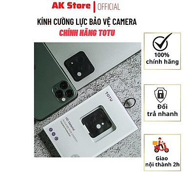 Dán cường lực camera iPhone 11 Pro Max Totu