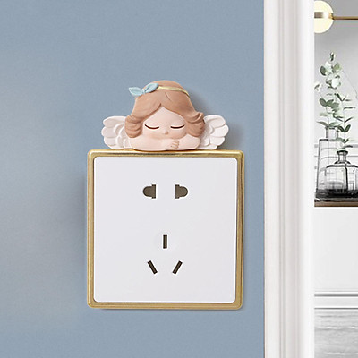 Mua Removable Switch Sticker Lovely Cute Angel Girl Cartoon Wall ...