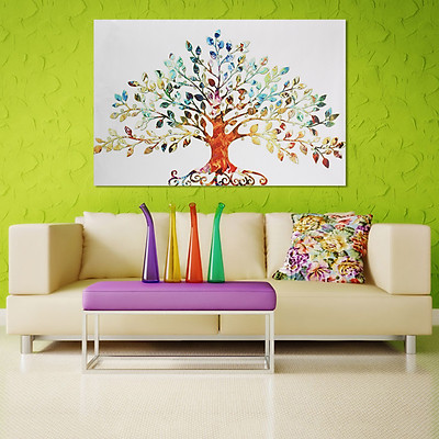 Mua 75x50cm Modern Abstract Tree Canvas Print Art Oil Painting ...