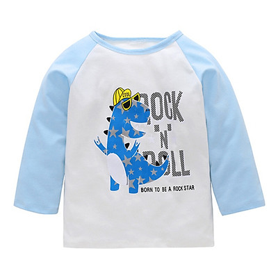 Mua 1-6T Baby T-Shirts Cute Dinosaur Cartoon Printed Round Neck ...