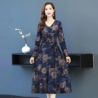 Đầm caro dáng chữ A phối nút KK10234  Thời trang công sở KK Fashion