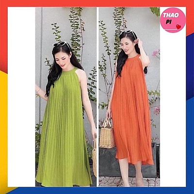 Đầm Maxi dáng suông tà lệch  BST Light dresses