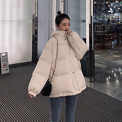 Mua Áo Phao Nữ Đẹp Có Mũ Siêu Xinh Hàng Quảng Châu Dáng Dài Kiểu Hàn Quốc -  Màu Be Nhạt,M Tại Giadinhshop2020 | Tiki
