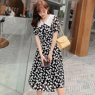 Váy hoa cúc họa mi  Xưởng Thời Trang Thiết Kế  CUXI