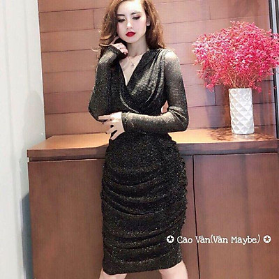 VÁY VOAN HOA TƠ CƯỚC ÁNH NHŨ SIÊU LẠ SIZE S M L  Techi Yaa