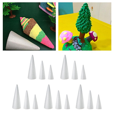 Mua 15x Foam Cones Foam Tree Cones for Classroom Activities Party Children  Kids tại Fortuna Tech