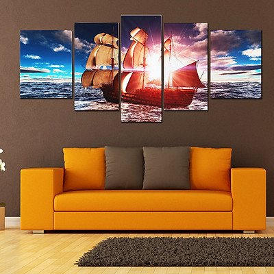 Mua 5Pcs Unframed Modern Art Painting Print Canvas Picture Home ...