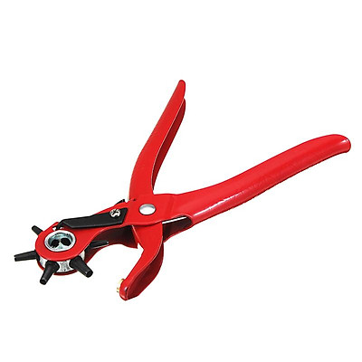 Honana WX-B1 9'' Sewing Leather Belt Hole Puncher Tools Pliers Hook Clamp  2/2.5/3/3.5/4/4.5MM Punch Size for Punching Hole Forceps Punch Head