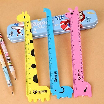 Thước Xếp Hình Và Trò Chơi Bắn Bi Dài 20cm