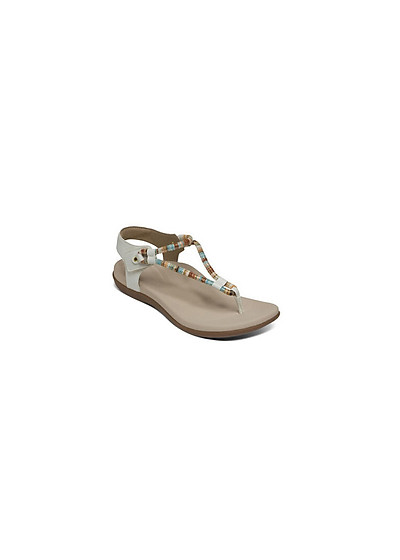 Mua Gi y Sandal s c kh e Aetrex Bailey White AE673 Tiki