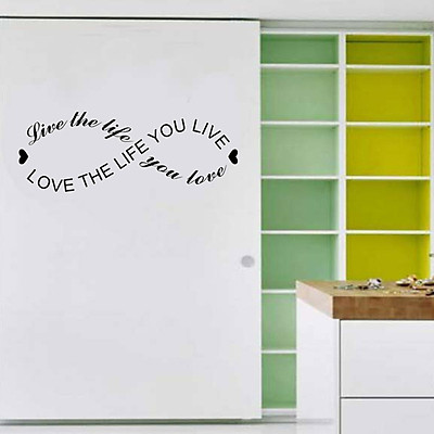 Mua Quote Word Love The Life You Live Vinyl Wall Sticker Decal ...