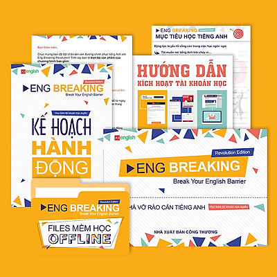 Mua Tự Học Tiếng Anh Giao Tiếp Chỉ Trong 3 Tháng - Eng Breaking (Kèm File  mềm Học Offline Và Tài Khoản Học Online) | Tiki