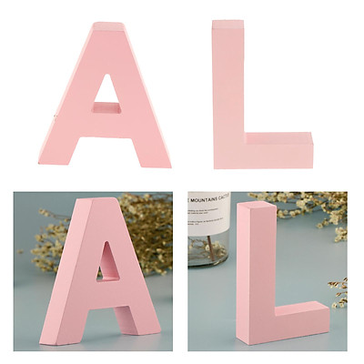 Mua 2x Wood Floating Letters A And L Decorative Letters Room Decor ...
