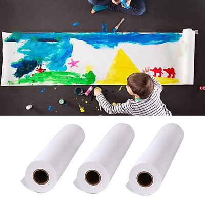 Mua 3Roll 5/10/25m Art Craft Easel Paper Roll Kids Drawing Finger Painting  Creation | Tiki