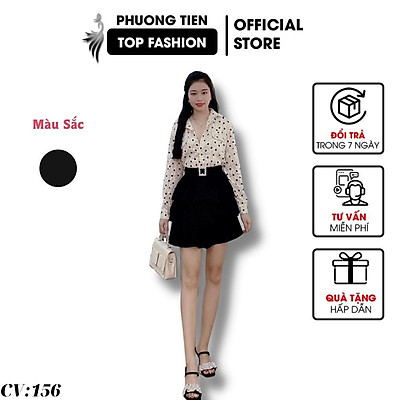 Chân váy nhung 3 tầng cúc ngọc  Xưởng May Bích Ngọc