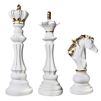 Mua 3 Pieces Art Chess Pieces Sculpture Chessmen Figurine Bedroom ...