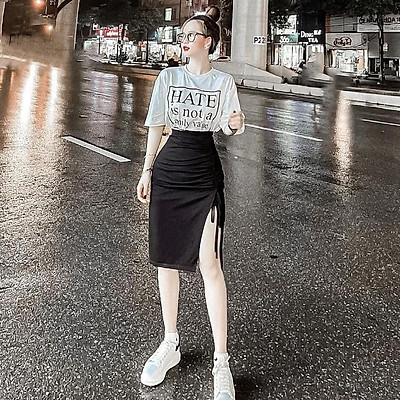 5 Cách phối đồ với chân váy xẻ tà đầy lôi cuốn  Festival Fashion