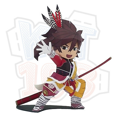 Mua Mô hình giấy Anime Game chibi cute Maeda Keiji - Sengoku ...