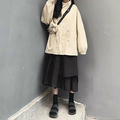 Chân Váy Dài Dáng Xòe Ulzzang Chất Đũi  Lazadavn