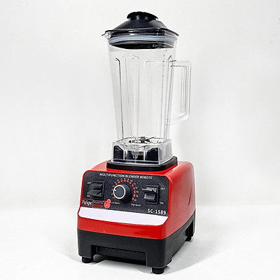 Multifunctional Blender for Smoothie Milkshake Juicer Ice Crusher Electric  Grain Grinder 4500W 15 Rotating Speeds, Red 