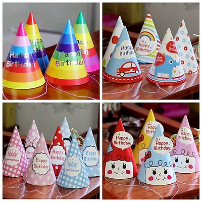 Mũ Bông Sinh Nhật Cho Bé MSN02  Phụ Kiện Trang Trí Sinh Nhật Royal Party
