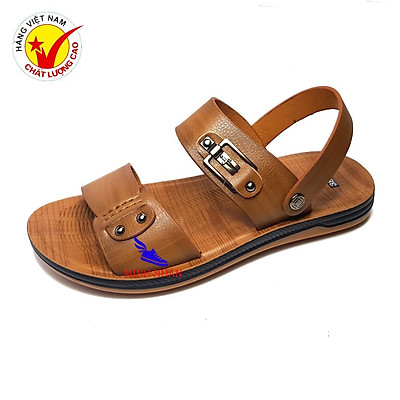 Mua Dép Da Nam Đế Kếp Xăng Đan Sandal Nam Da Bò Xịn Quai Ngang Quai Hậu Cao  Cấp Xuất Khẩu Thời Trang Đẹp Giá Rẻ Q-17 | Tiki