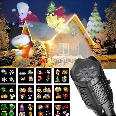 Đèn chiếu vào tường halloween decoration projector ẩn dấu bí mật trong bóng tối