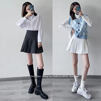 Chân Váy Xếp Ly NgắnDài  Đầm Xếp Ly Cao Cấp  IVY moda