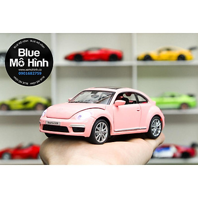 Xe mô hình Volkswagen Beetle Classic 136 Đỏ  Blue Mô Hình