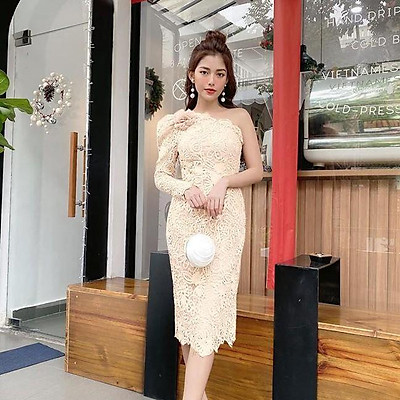 Mẫu váy đầm ôm body xẻ tà dự tiệc cổ V ren xinh xắn, mẫu váy đầm ôm nữ mới  giá rẻ đẹp sexy sang chảnh | Shopee Việt Nam