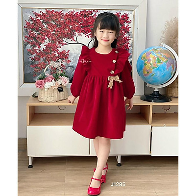 Váy mặc tết cho bé gái cực đẹp 2021 2022 rẻ đẹp cho bé