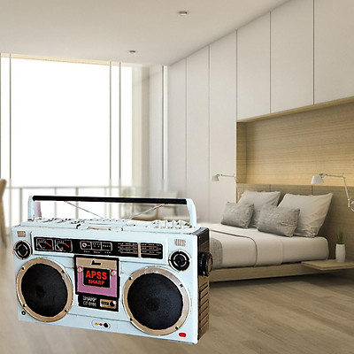 Mua Vintage Radio Model Decor Gray Portable Retro Speakers Model ...