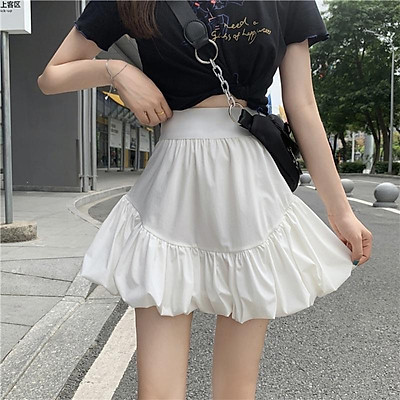 Chân váy xòe xếp ly dáng dài 2302