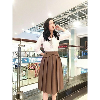 Chân Váy Công Sở Xếp Ly 2 Bên 502  P0K17
