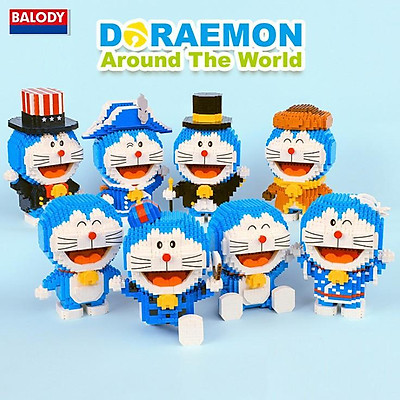 Đồ Chơi Mô Hình Lắp Ráp Mèo Máy Doraemon Doremon Kì Lân Hoàng Đạo Năm Mới  SHOPBECAT  MixASale
