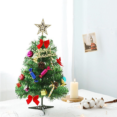 Mua Artificial Pine Tree With Golden Star Topper And Small ...