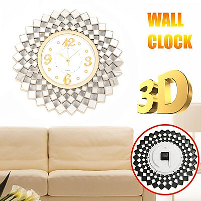 Mua 3D DIY Creative Prism Silen Metal Art Wall Clock Home Office ...