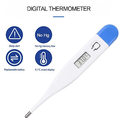 Mua LCD Digital Thermometer Household Waterproof Oral Cavity Rectum Armpit  Thermometer for Baby Child and Adult High | Tiki