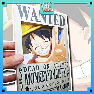 Mua Mô Hình Giấy Anime Game Truy Nã Luffy 3D Ver 2 - One Piece - In Mực  Thường - Giấy Ford A4 125Gsm Tại Kit168 | Tiki
