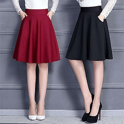 Mua Online HÌNH THẬT CHÂN VÁY XÒE CÓ QUẦN TRONG  giá sỉ chỉ 125000 đ
