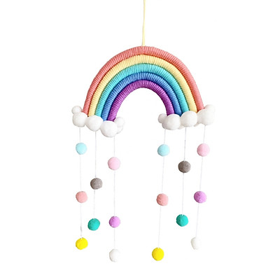 Mua Children Room Handmade Rainbow Ornament Cotton Rope Woven ...