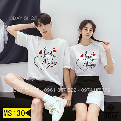 Mua Áo Đôi Nam Nữ Rẻ Đẹp Vải Mịn | Tiki