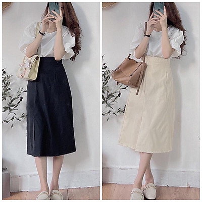 Chân váy công sở nữ vnxk chất umi hàn dáng đuôi cá phù hợp đi làm đi  chơidự tiệc  MixASale