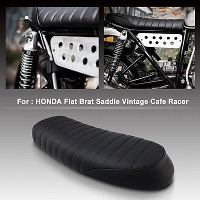 Mua Motorcycle Vintage Saddle Cafe Racer Seat Flat Brat for Honda CB CL Yamaha SR XJ SUZUKI GS | Tiki Mua Motorcycle Vintage Saddle Cafe Racer Seat Flat Brat For Honda Cb Cl Yamaha Sr Xj Suzuki Gs | Tiki