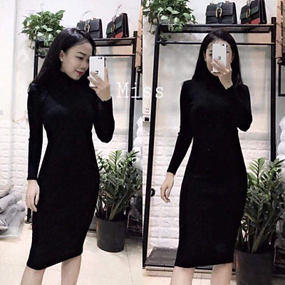 Chi tiết 77 váy len đen dáng dài siêu hot  cdgdbentreeduvn
