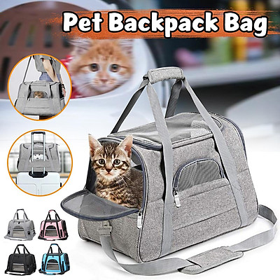 Tucker Murphy Pet™ Cat Backpack Approved By Airline, Soft Faced Dog Backpack,  Foldable Cat Travel Bag, Small To Medium To Large Pet Backpack Under 44  Pounds (Approximately 20 Kilograms), Foldable Cover For