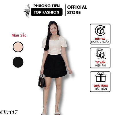 Mua Online HÌNH THẬT CHÂN VÁY XÒE CÓ QUẦN TRONG  giá sỉ chỉ 125000 đ